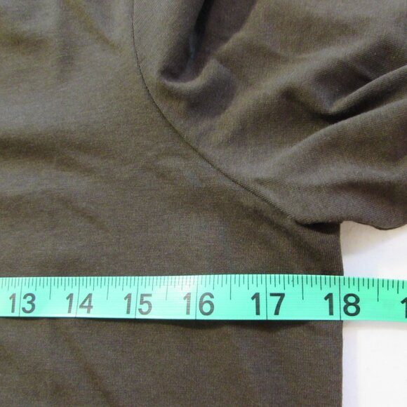 Chicos Touch Of Cool L/S Layering Tee Primordial Forest Green Size 0 (Small) - Picture 8 of 12